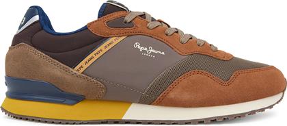 ΑΘΛΗΤΙΚΑ LONDON BRICK PMS400011 ΚΑΦΕ PEPE JEANS