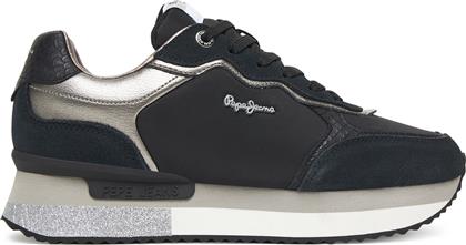ΑΘΛΗΤΙΚΑ RUSPER GLAM W PLS600008 ΜΑΥΡΟ PEPE JEANS