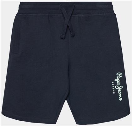 ΑΘΛΗΤΙΚΟ ΣΟΡΤΣ NEW EDDIE SHORT PB800787 ΣΚΟΥΡΟ ΜΠΛΕ REGULAR FIT PEPE JEANS