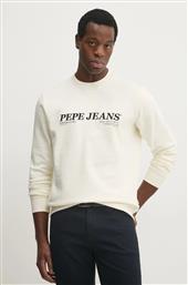 ΜΠΛΟΥΖΑ DYLAN CREW ΧΡΩΜΑ: ΜΠΕΖ, PM582756 PEPE JEANS