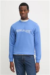 ΜΠΛΟΥΖΑ DYLAN CREW ΧΡΩΜΑ: ΜΟΒ, PM582756 PEPE JEANS