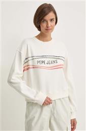 ΜΠΛΟΥΖΑ EDELINE ΧΡΩΜΑ: ΜΠΕΖ, PL581444 PEPE JEANS