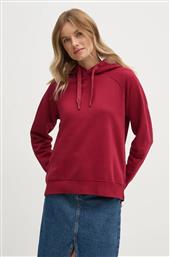 ΜΠΛΟΥΖΑ FELICITY HOODIE ΧΡΩΜΑ: ΚΟΚΚΙΝΟ, ΜΕ ΚΟΥΚΟΥΛΑ, PL581462 PEPE JEANS