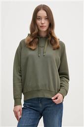 ΜΠΛΟΥΖΑ FELICITY HOODIE ΧΡΩΜΑ: ΠΡΑΣΙΝΟ, ΜΕ ΚΟΥΚΟΥΛΑ, PL581462 PEPE JEANS