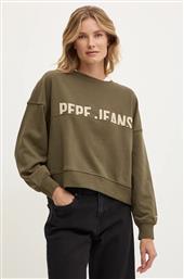 ΜΠΛΟΥΖΑ GAYLE ΧΡΩΜΑ: ΠΡΑΣΙΝΟ, PL581452 PEPE JEANS