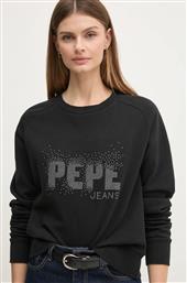 ΜΠΛΟΥΖΑ LUNA ΧΡΩΜΑ: ΜΑΥΡΟ, PL581466 PEPE JEANS