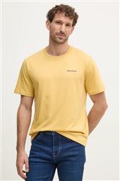 ΜΠΛΟΥΖΑΚΙ DAMIAN TEE ΧΡΩΜΑ: ΚΙΤΡΙΝΟ, PM509726 PEPE JEANS