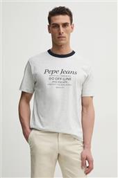 ΜΠΛΟΥΖΑΚΙ PETERSON ΧΡΩΜΑ: ΓΚΡΙ, PM509801 PEPE JEANS