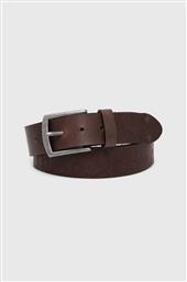 ΔΕΡΜΑΤΙΝΗ ΖΩΝΗ PALMER BELT ΧΡΩΜΑ: ΚΑΦΕ, PM021024 PEPE JEANS