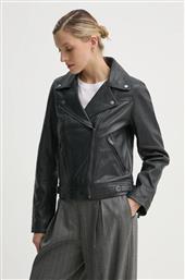 ΔΕΡΜΑΤΙΝO JACKET AURORI ΓΥΝΑΙΚΕΙΟ, ΧΡΩΜΑ: ΝΑΥΤΙΚΟ ΜΠΛΕ, PL402428 PEPE JEANS