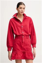 ΦΟΡΕΜΑ ΤΖΙΝ MELISSA ΧΡΩΜΑ: ΚΟΚΚΙΝΟ, PL953724 PEPE JEANS