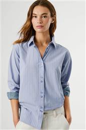 ΓΥΝΑΙΚΕΙΟ ΠΟΥΚΑΜΙΣΟ ΜΕ ΡΙΓΑ ''LYRIC'' - PL3051265 ΓΑΛΑΖΙΟ PEPE JEANS