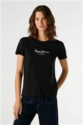 ΓΥΝΑΙΚΕΙΟ T-SHIRT ΜΕ LOGO PRINT ''BERENICE'' - PL5000041 ΜΑΥΡΟ PEPE JEANS