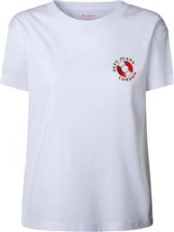 ΓΥΝΑΙΚΕΙΟ T-SHIRT ΜΕ PRINT ''BERILA'' - PL5000011 ΛΕΥΚΟ PEPE JEANS