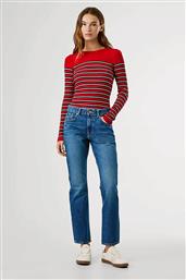 ΓΥΝΑΙΚΕΙΟ ΤΖΙΝ ΠΑΝΤΕΛΟΝΙ MID-RISE STRAIGHT FIT ''MARY'' - PL2047305AA0 ΜΠΛΕ PEPE JEANS