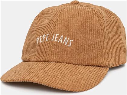 ΚΑΠΕΛΟ WEEN CAP ΧΡΩΜΑ: ΚΑΦΕ, PL040354 PEPE JEANS