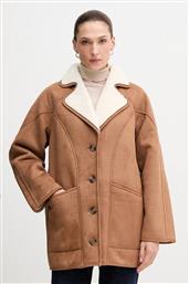 ΠΑΛΤΟ ΧΡΩΜΑ: ΚΑΦΕ, PL4024362 PEPE JEANS