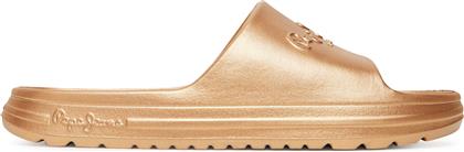 ΠΑΝΤΟΦΛΕΣ BEACH SLIDEMET PLS70165 ΧΡΥΣΟ PEPE JEANS