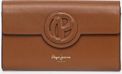 ΠΟΡΤΟΦΟΛΙ LIMITED WALLET ΧΡΩΜΑ: ΚΑΦΕ, PL070273 PEPE JEANS