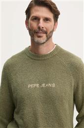 ΠΟΥΛΟΒΕΡ CLOY ΧΡΩΜΑ: ΠΡΑΣΙΝΟ, PM702461 PEPE JEANS