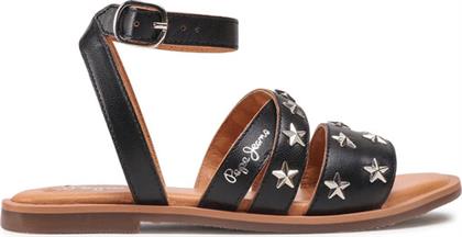 ΣΑΝΔΑΛΙΑ IRMA STUDS PGS90176 ΜΑΥΡΟ PEPE JEANS