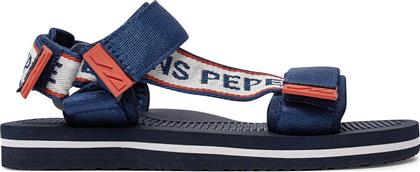 ΣΑΝΔΑΛΙΑ POOL ONE B PBS70063 ΣΚΟΥΡΟ ΜΠΛΕ PEPE JEANS