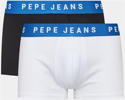 ΣΕΤ ΜΠΟΞΕΡΑΚΙΑ 2 ΤΜΧ. LOGO TK LR 2P PMU10963 ΛΕΥΚΟ PEPE JEANS