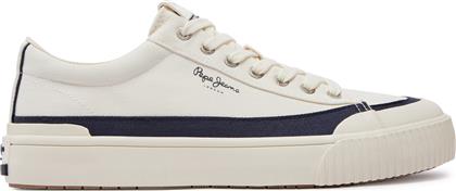 SNEAKERS BEN BAND M PMS31043 ΛΕΥΚΟ PEPE JEANS