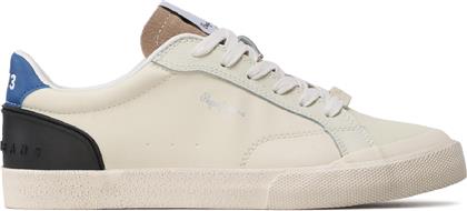 SNEAKERS KENTON VINTAGE WM PMS30877 ΛΕΥΚΟ PEPE JEANS