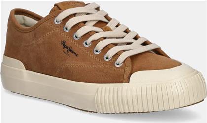 ΣΟΥΕΤ SNEAKERS BEN SUEDE M ΧΡΩΜΑ: ΚΑΦΕ, PMS31074 PEPE JEANS