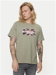 T-SHIRT CLAG PM509384 ΠΡΑΣΙΝΟ REGULAR FIT PEPE JEANS