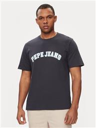 T-SHIRT CLEMENT PM509220 ΣΚΟΥΡΟ ΜΠΛΕ REGULAR FIT PEPE JEANS