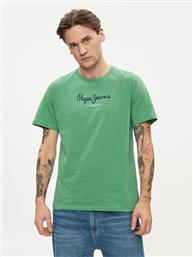 T-SHIRT EGGO N PM508208 ΠΡΑΣΙΝΟ REGULAR FIT PEPE JEANS