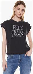 T-SHIRT LINDA PL505385 ΓΚΡΙ BOXY FIT PEPE JEANS