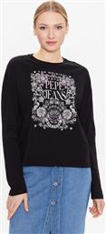 T-SHIRT LULU PL505393 ΜΑΥΡΟ RELAXED FIT PEPE JEANS