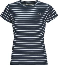 T-SHIRT ΜΕ ΚΟΝΤΑ ΜΑΝΙΚΙΑ MERIBEL PEPE JEANS