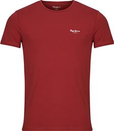 T-SHIRT ΜΕ ΚΟΝΤΑ ΜΑΝΙΚΙΑ ORIGINAL BASIC 3N PEPE JEANS