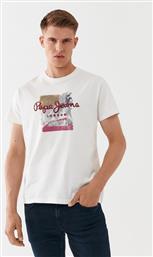 T-SHIRT MELBOURNE TEE PM508978 ΛΕΥΚΟ REGULAR FIT PEPE JEANS