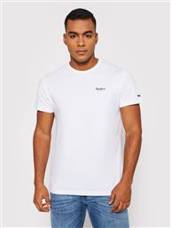 T-SHIRT ORIGINAL BASIC 3 N PM508212 ΛΕΥΚΟ SLIM FIT PEPE JEANS