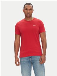 T-SHIRT ORIGINAL BASIC PM508212 ΚΟΚΚΙΝΟ SLIM FIT PEPE JEANS