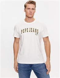 T-SHIRT RONELL PM508707 ΛΕΥΚΟ REGULAR FIT PEPE JEANS από το MODIVO