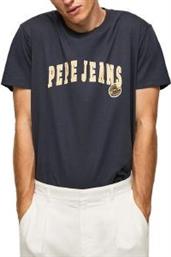 T-SHIRT RONELL PM508707 ΣΚΟΥΡΟ ΜΠΛΕ PEPE JEANS
