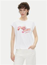 T-SHIRT ROSALIE PL506033 ΛΕΥΚΟ REGULAR FIT PEPE JEANS