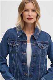 ΤΖΙΝ ΜΠΟΥΦΑΝ REGULAR JACKET ΧΡΩΜΑ: ΝΑΥΤΙΚΟ ΜΠΛΕ, PL402432CT9 PEPE JEANS