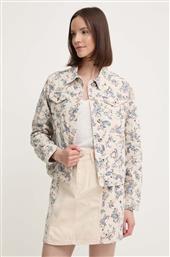 ΤΖΙΝ ΜΠΟΥΦΑΝ REGULAR JACKET PAISLEY ΧΡΩΜΑ: ΜΠΕΖ, PL402409 PEPE JEANS