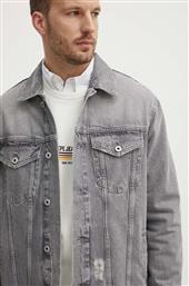 ΤΖΙΝ ΜΠΟΥΦΑΝ RELAXED JACKET ΑΝΔΡΙΚΟ, ΧΡΩΜΑ: ΓΚΡΙ, PM402972UI3 PEPE JEANS