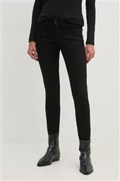 ΤΖΙΝ ΠΑΝΤΕΛΟΝΙ SKINNY JEANS LW ΧΡΩΜΑ: ΜΑΥΡΟ, PL204583XG9 PEPE JEANS