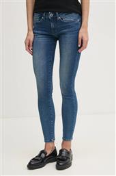 ΤΖΙΝ ΠΑΝΤΕΛΟΝΙ SKINNY JEANS LW SOHO ΧΡΩΜΑ: ΝΑΥΤΙΚΟ ΜΠΛΕ, PL204583ED8 PEPE JEANS