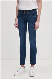 ΤΖΙΝ ΠΑΝΤΕΛΟΝΙ SLIM JEANS LW ΧΡΩΜΑ: ΝΑΥΤΙΚΟ ΜΠΛΕ, PL204729DP6 PEPE JEANS από το ANSWEAR