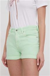 ΤΖΙΝ ΣΟΡΤΣ STRAIGHT SHORT HW ΧΡΩΜΑ: ΠΡΑΣΙΝΟ PL801108YH1 PEPE JEANS